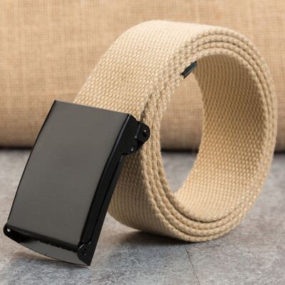 

Men Belt New Fashion Unisex Army Tactical Waist Belt Jeans Male Casual Luxury Canvas Webbing Waistband Ceinture Femme 110-150cm
