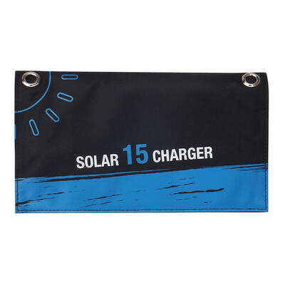 

SUNPOWER 15W Foldable Solar Panel Charger Dual USB Ports Mobile Power Bank