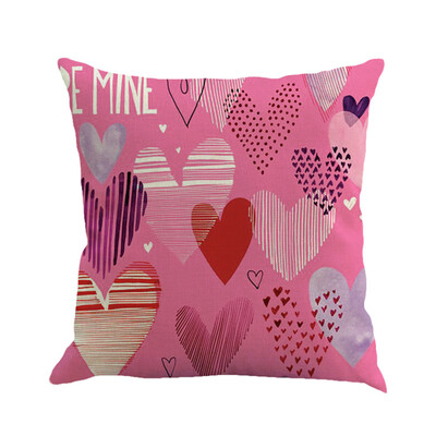 

Siaonvr Happy Valentines Day Throw Pillow Case Sweet Love Square Cushion Cover