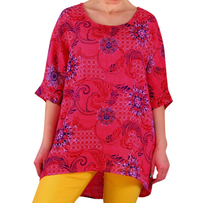 

Starmoon Women Loose Casual O Neck Short Sleeves Print T Shirts Summer Shirts