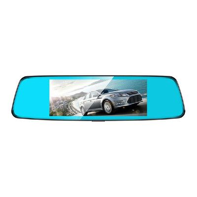 

Mirror Dash Cam Dual Dashboard Camera Recorder Touched Screen Front Rear View HD Camera G-Sensor Night Vision Parking Monitor Car
