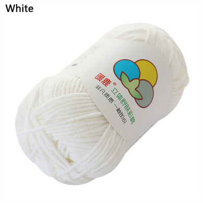 

Gobestart Hand-Woven 5 Strands of Milk Cotton Warm Soft Scarf Sweater Wool Thread