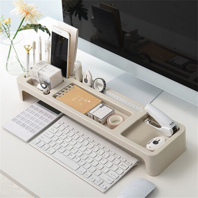 

Gobestart Office Storage Rack Desk Table Stationery Holder Desktop Organizer Computer