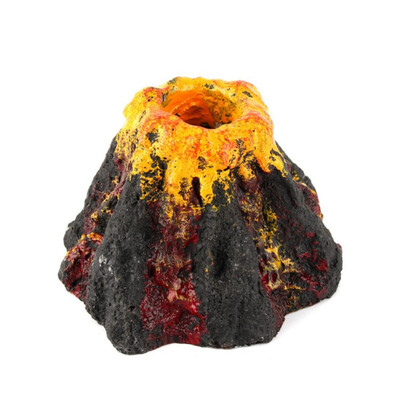 

Novelty Ornament Volcano Shape Ornament For Aquarium Air Bubble Stone Fish Tank Oxygen Pump Air Pump Fish Tank Toys