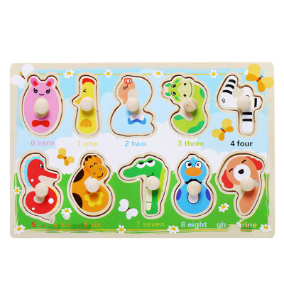 

〖Follure〗Childrens Puzzle Grasp Board Puzzle Birthday Boy Girl Educational Toy