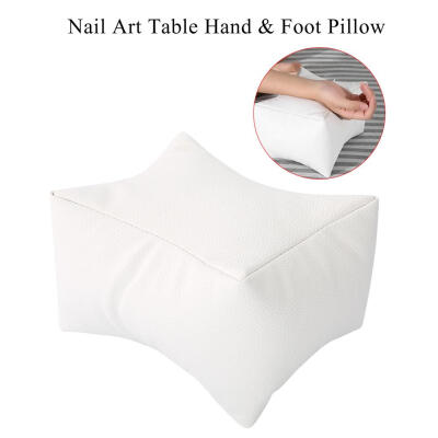 

Greensen Nail Art Foot PillowNail Art Table Hand & Foot Pillow Soft PU Arm Rest Salon Manicure Nail Care Pillow