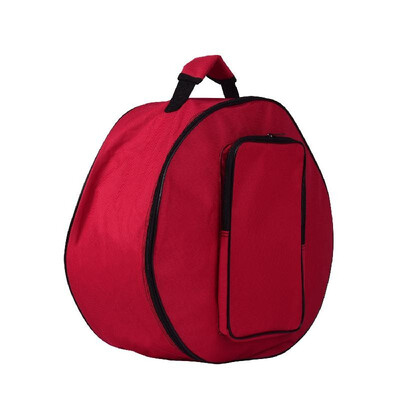 

Compact Snare Drum Bag Backpack Case with Shoulder Strap Outside Pockets Musical Instrument Accessory Red