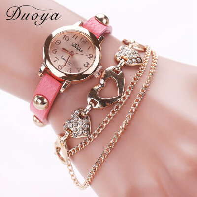 

RM Simple Fashion Small And Exquisite Dial Leather Strap Ladies Bracelet Watch