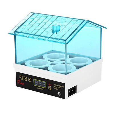 

Digital Temperature Control Brooder 4 Mini Hatchery Eggs Incubator Hatcher