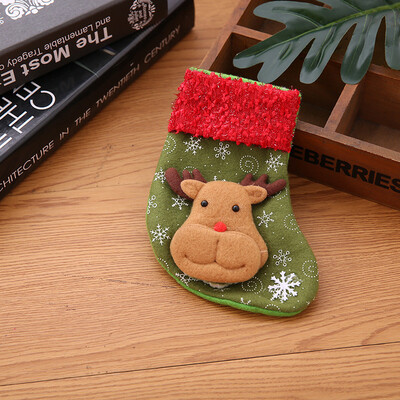 

〖Follure〗Christmas Stockings Socks Santa Claus Candy Gift Bag Xmas Hanging Decor