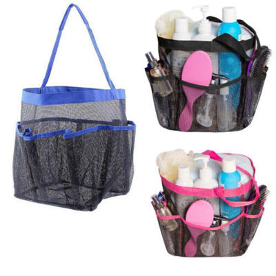 

Packable Mesh Shower Bag Caddy Bathroom Carry Tote Toiletry Bath Organizer