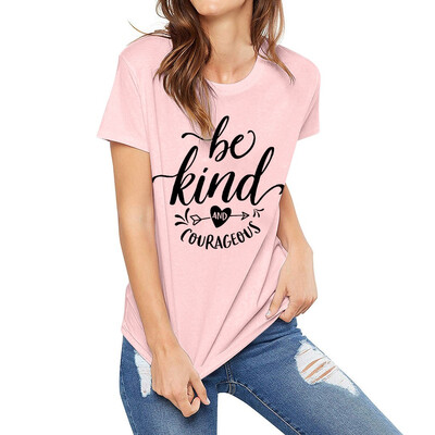 

Starmoon Womens Short Sleeve Casual Comfort Letter Print Tops T-shirt Loose Blouse