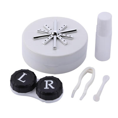 

Portable Snowflake Cartoon Contact Lens Case Nursing Liquid Bottle Set