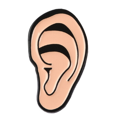 

Van Gogh Avatar Pins Ear Cartoon Alloy Brooch Personality Creative Badges