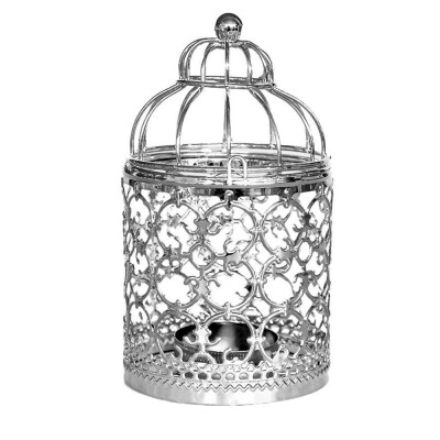 

〖Follure〗Hanging Hollow Out Iron Birdcage Candlestick Table Candle Holder Parties Wedding