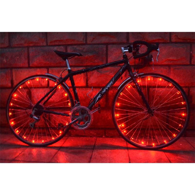 

2 Modes 30 LED Lights Water Resistant Bicycle Bike Cycling Wire Tyre Wheel Spoke Light Lamp