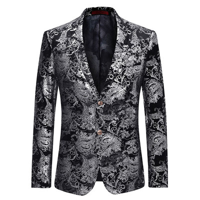

Cloudstyle Ou code mens flower suit single west business 11634