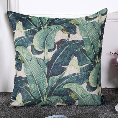 

〖Follure〗Pastoral Style Square Pillow Cover Cushion Case Toss Pillowcase Hidden Closure
