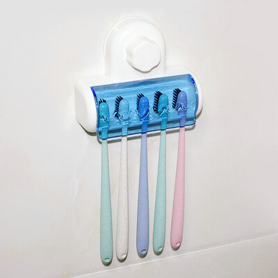 

〖Follure〗Plastic Set Toothbrush Spinbrush Holder Suction Stand Bathroom Accessory
