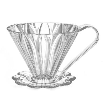 

Portable Resin Coffee Filter Cup Drip Coffee Cup Bowl Ten Petals Funnel
