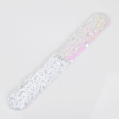 

New Fashion 20 Colors Mermaid Slap Bracelets Two-color Reversible Charm Sequins Flip Wristbands Gifts