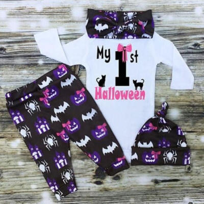 

US Halloween Newborn Infant Baby Girls Bodysuit Romper Jumpsuit Clothes Outfits