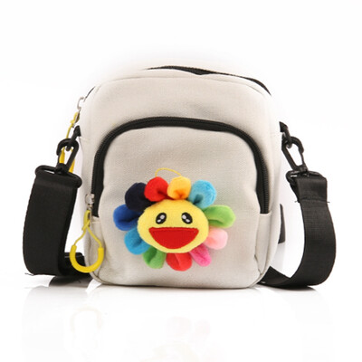 

Japanese ins Street shoot the original single shoulder bag chic students slant bag 100 fans you summer canvas bag girl bag small b