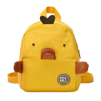 

Cartoon Duck Shaped Travel Backpacks Women Kids School Bags Canvas Knapsack