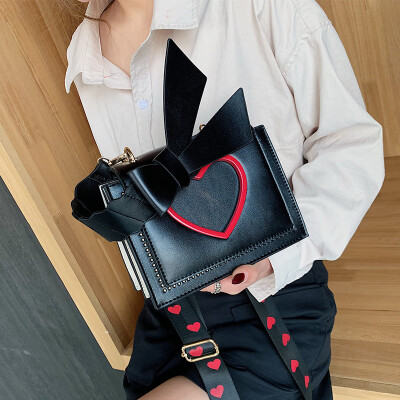 

Net red on the new small bag love portable small square bag handbags new 2019 fashion ins super fire slung small bag