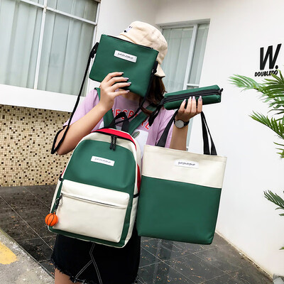 

Koreans Xiao Qing Xinsen Department Shoulder Bag Women Korean version inswind Girls Backpack Hundreds of College Students Bookbags