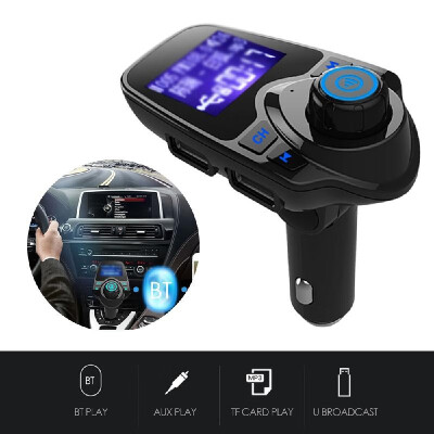 

T11 BT Car Player Kit FM Transmitter Wire-less Radio Adapter USB Charger