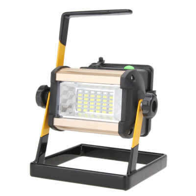 

50W 2400LM 36LED Rechargable Floodlight White Outdoor Landscape Lamp