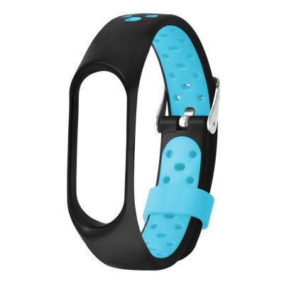 

Band Strap Watch Strap Sport Fashion Air Vent Surface Replaceable TPE Watch Band for XIAOMI MI Band 3