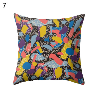 

Geometric Dots Pattern Pillow Cover Cushion Case Home Car Sofa Bed Hotel Decor