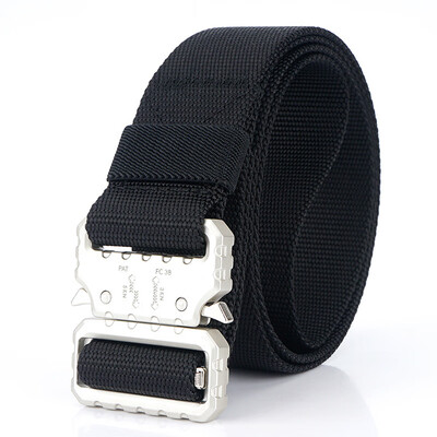 

2019 New Outdoor Motion Belt Quality Nylon Insert Buckle Men belt Casual Weaving Multifunvtion belt