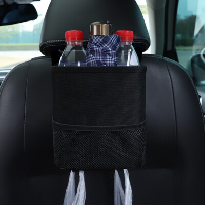 

Hanging Oxford Cloth Car Trash Bag Can Waterproof Litter Garbage Bag Organizer Capacity Dustbin Storage Can