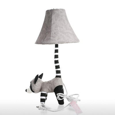 

Grey Raccoon Table Lamp