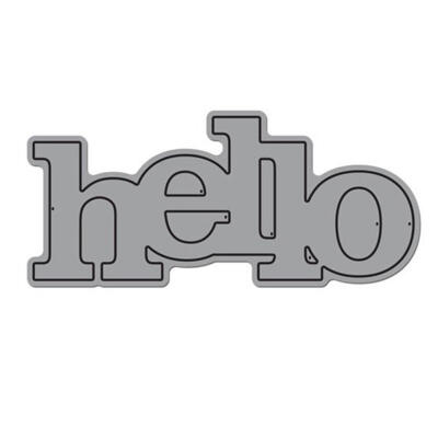 

DIY Letter hello Shape Cutting Dies Stencil Scrapbooking Embossing Template