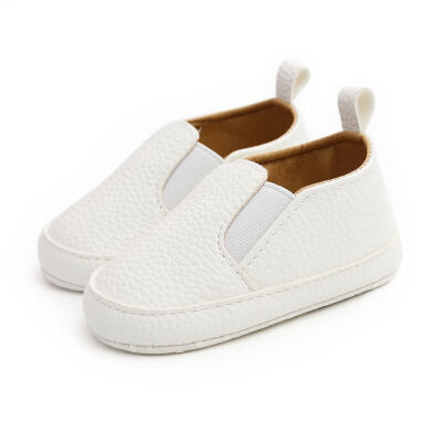 

First Walkersborn Baby Shoes Toddler Prewalker Shoes Baby Boy Girl Pu Leather Casual Shoes