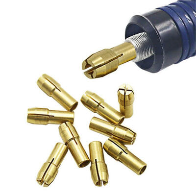 

10Pcs 05-32mm 48mm Copper Electric Grinder Drill Bit Collet Mini Drill Chuck