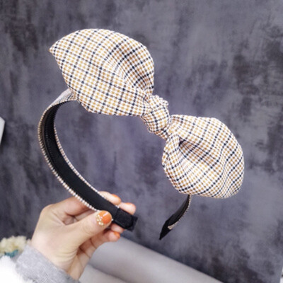 

Women Girl Floral Bowknot Headband Bohemian Retro Vintage Wristband Casual Ladies Hairband