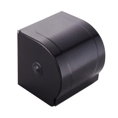 

Wall-mounted Toilet Paper Box Holder Rack Space Aluminum Bathroom Accessories