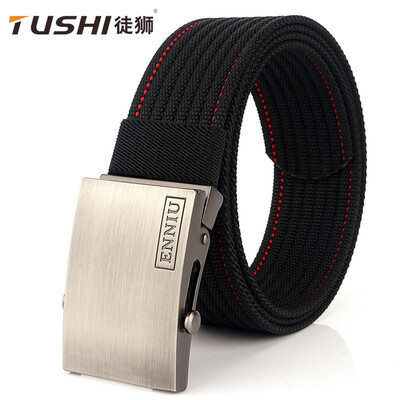 

New nylon hypoallergenic canvas belt Training outdoor smooth belt belt