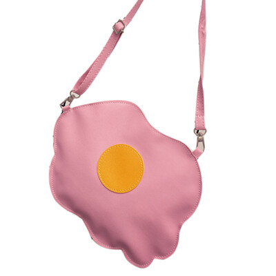 

Travel Dating Creative Fried Egg Womens Faux Leather Crossbody Shoulder Bag