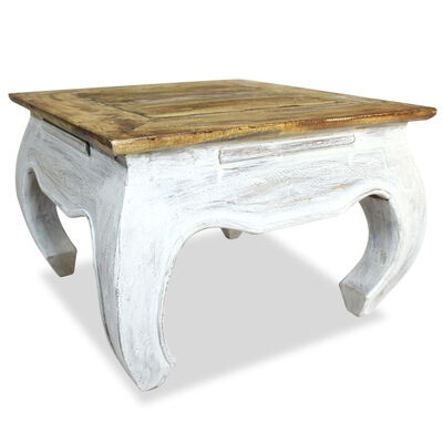 

Side Table Solid Reclaimed Wood 197"x197"x138