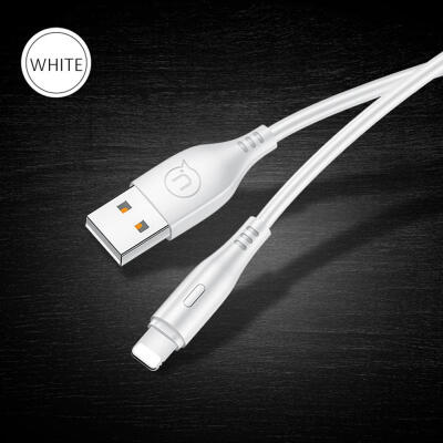 

USAMS US-SJ266 U18 Mobile Phone USB Lightning Cable Round Joint For IPhone