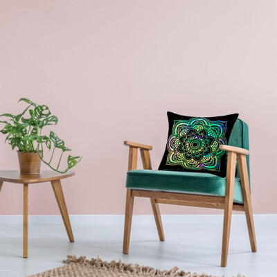 

Greensen 45x45cm Square Throw Pillow Covers Datura flowers Pillow Cover Cushion Cover Letter Pillow Cover Cushion Cover