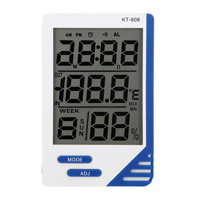 

KT-908 Indoor Outdoor Home Office LCD Digital Temperature Humidity Meter