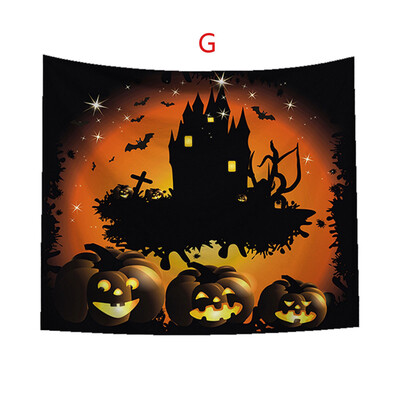 

Toponeto Tapestry Halloween Trick Horror Ghost Hanging On Home Wall Decoration Accessories Blanket