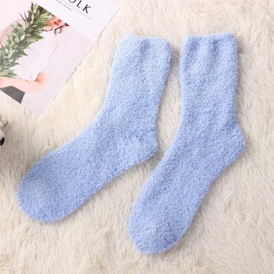 

Ladies Women Winter Warm Soft Fluffy Bed Socks Lounge Slipper Fleece Socks